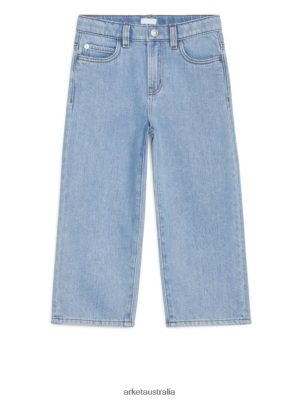 Clothing ARKET Kids Wide Jeans Light Blue 886FN81591 Arket Australia